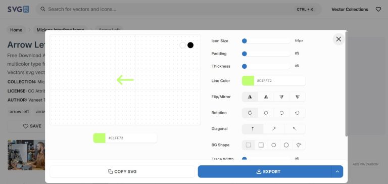Editar y descargar un SVG